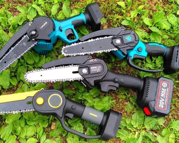 10 аккумуляторных цепных мини пил с Aliexpress